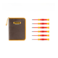 Set Desatornillador De Precision Aislado Ingco Vde 6 Piezas