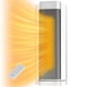 thumbnail image 1 of Calentador espacial AEOCKY de tercera generación, 1500 W, PTC, eléctrico, oscilación de 70°, 1 of 7