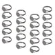 thumbnail image 5 of 20x Bases de anillo de placa redonda ajustable Gunmetal negro, 5 of 5