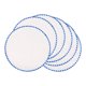 thumbnail image 1 of Juego de Manteles Individuales de Granja, Conjunto de 6 Manteles para Decoración de Mesa de Comedor Interior, Lavable, Mantel de Cocina Línea Azul de 15 pulgadas, 1 of 6
