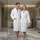 thumbnail image 1 of Bata De Baño Algodon Absorbente Suave Unisex Seca Rapido Blanco, 1 of 9
