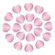 thumbnail image 1 of Uxcell 20 piezas de piedra de cristal natural en forma de corazón, 0.6 pulgadas de grosor 5/16" mini piedra de amor pulida, cristal de gema, roca de bolsillo grabada, Ojo de Gato Rosa, 1 of 6