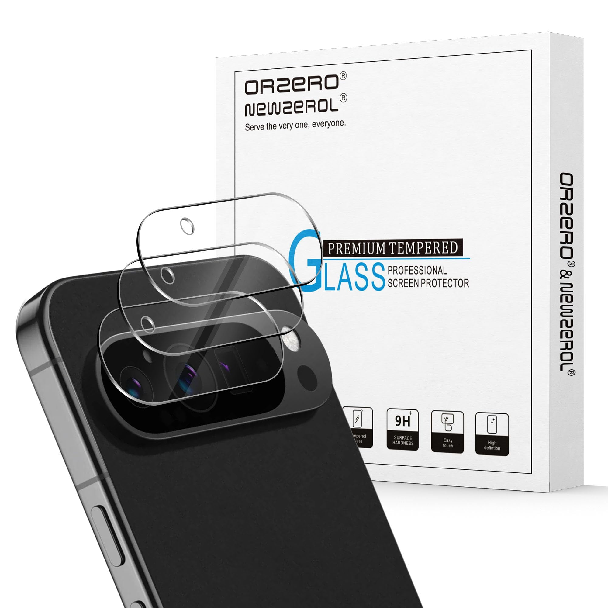 Protector De Lente De Cámara Orzero Para Google Pixel 9 Pro Xl