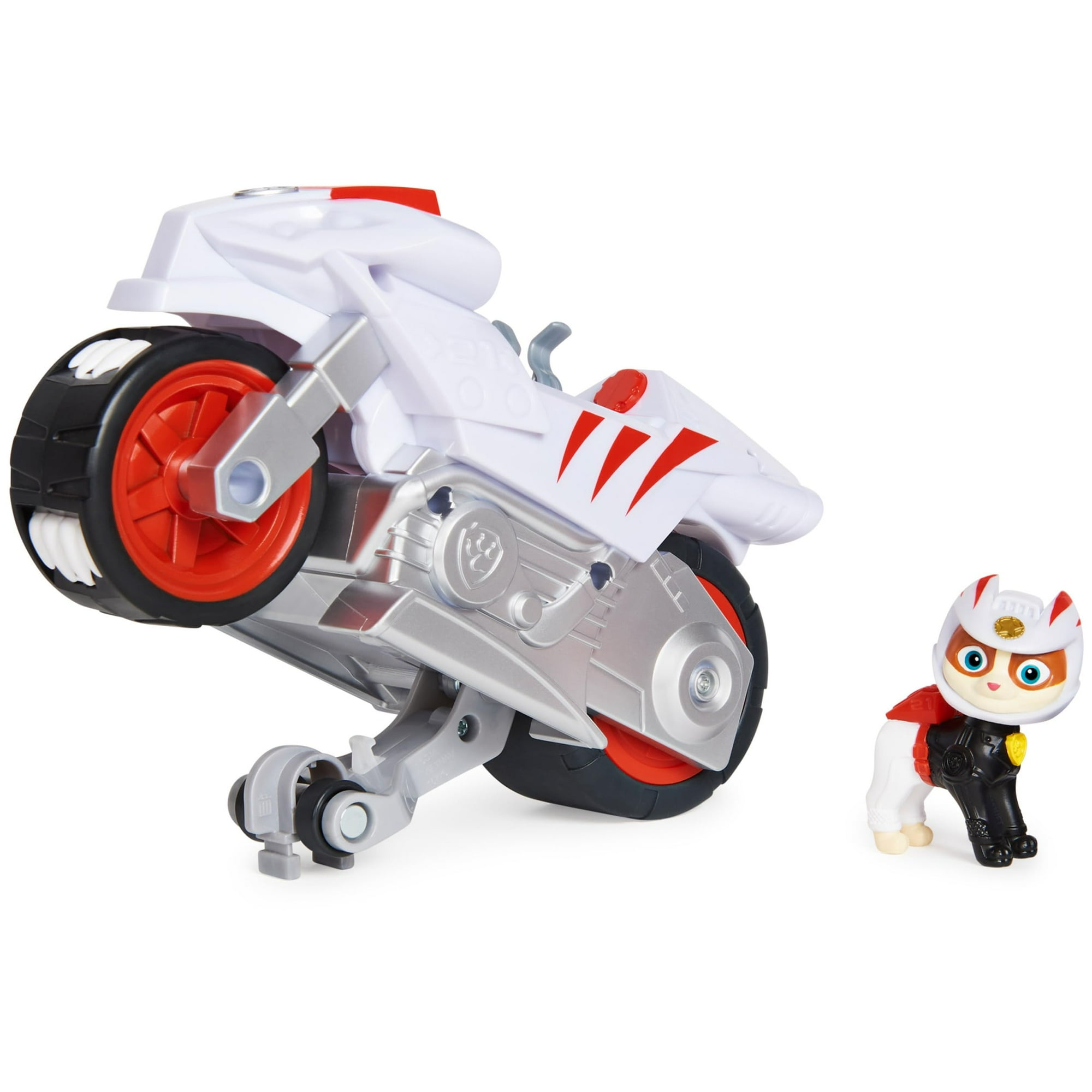 Vehículo De Juguete Paw Patrol Moto Pups Wildcat Deluxe Con Figura