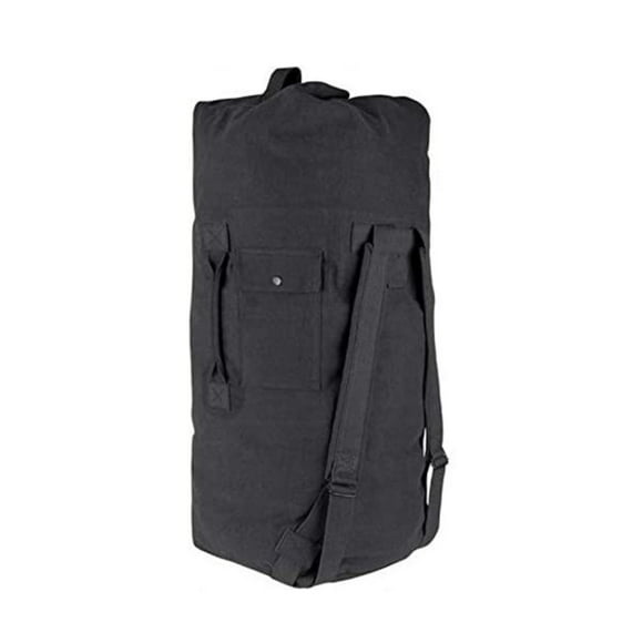 Saco Militar Tactico Ropero Impermeable Trekking 53x105cm negro Talla Única
