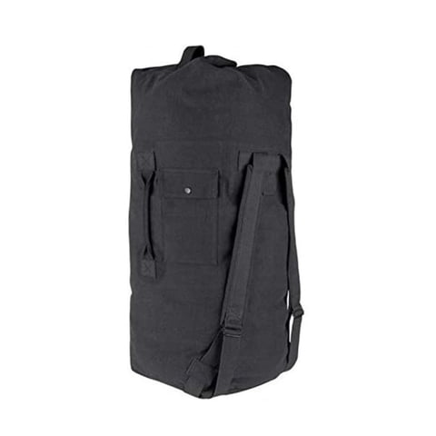Ekoi - Saco Militar Tactico Ropero Impermeable Trekking 53X105Cm Negro Talla Única
