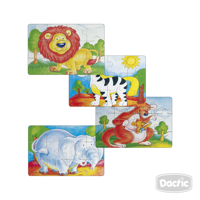 Dactic - Puzzle Animal Madera
