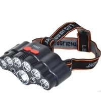 Tomasstore - Linterna Minero De 9 Led, Cabeza Ajustable Recargable Usb