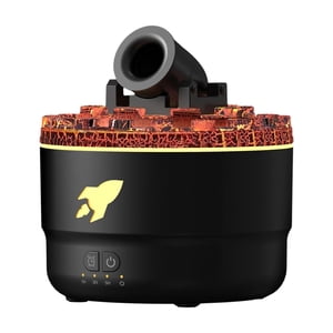 Magideal - Difusor De Aceites Esenciales, Humidificador Usb, Automóviles De Oficina, Interruptor De Apagado Automático Creativo, Escritorio, Configuraciones De L Negro