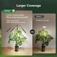 thumbnail image 5 of SANSI Luz LED de cultivo de 3 cabezales, espectro completo, ajustable hasta 200 cm, 5 of 9