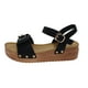 thumbnail image 4 of Sandalia Negro Vía Franca, 4 of 5