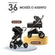 thumbnail image 3 of Coche de Bebé Silla Nido Bolso y Cubre Pies Negro, 3 of 8