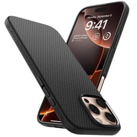 Funda Spigen Liquid Air Para Iphone 16 Pro Max Negro Mate