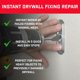 thumbnail image 3 of Kit de reparación de anclajes para paneles de yeso Bullfix – Pack de 4 – 113 kg, 3 of 8