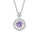 thumbnail image 3 of Collar de Moissanita para Mujer 1 Uds Corte Redondo Color D VVS1 Collar de Diamante de Plata Esterlina 925 Colgante de Moissanita para Mujer con Certificado, 3 of 9