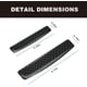 thumbnail image 3 of 4 protectores de fibra de carbono para puertas de coche, protectores de borde de puerta lateral, tiras protectoras de parachoques universales (negro), 3 of 6