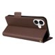 thumbnail image 3 of Funda Cartera para iPhone 16 Tapa Flip con Ranuras y Soporte Marrón, 3 of 5