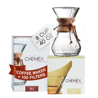 Cafetera Chemex Serie Classic De 8 Tazas Con 100 Filtros