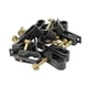 thumbnail image 2 of Clips de agarre para cables dobles, color negro, 100 unidades, 2 of 2