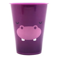 Disparo - Vasos Para Tomar Jugos Agua Diseño Animales 450Ml Hipopotamo