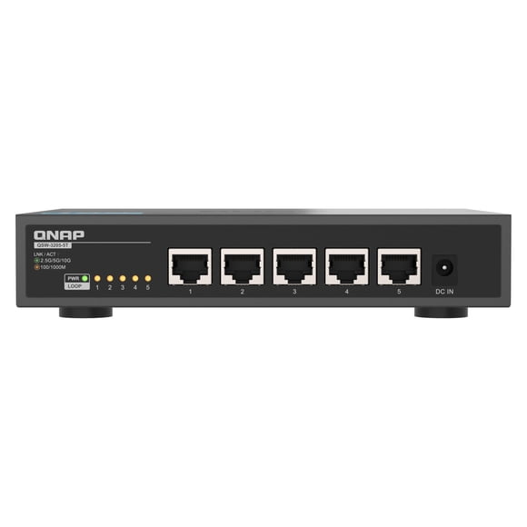 Conmutador QNAP QSW-3205-5T-US de 5 puertos 10GBASE-T no administrado