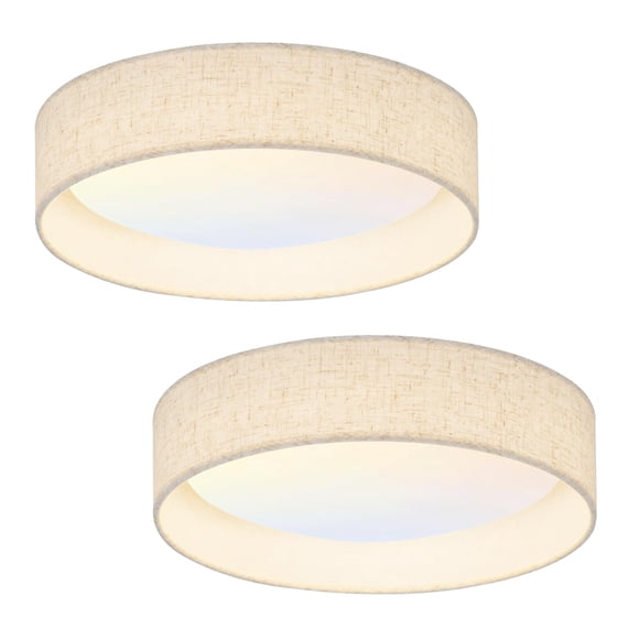 Luminaria de techo HILUXIA 33 cm LED 36 W 5 CCT 2 unidades