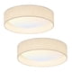thumbnail image 1 of Luminaria de techo HILUXIA 33 cm LED 36 W 5 CCT 2 unidades, 1 of 9