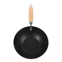 Total E-Commerce - Sarten Wok Antiadherente 26Cm Negro Con Mango De Madera