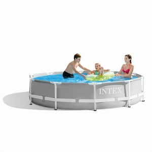 Piscina Estructural Redonda Intex Prism Frame 305 X 76 Cm, 4.485L, Con Bomba