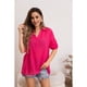 thumbnail image 3 of Blusa Mujer Lino Algodón Premium Liviana Botones Tendencia 8054, 3 of 3