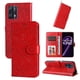 thumbnail image 1 of Funda tipo cartera FOXDOCK para Realme 9 Pro , diseño girasol en relieve, cuero PU, cierre magnético, soporte y tarjetero, 1 of 5