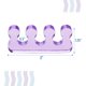 thumbnail image 3 of Separadores de dedos DR JK 2 pares azul y morado, 3 of 8