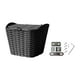 thumbnail image 3 of Cesta Delantera Para Bicicleta Con Tapa Estuche De Transporte Para La Mayoría De Bicicletas Bolsa Con Paraguas Negra, 3 of 3