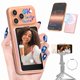 thumbnail image 1 of Monitor de Selfie Moman 4K inalámbrico para iPhone 7‑18 rosa, 1 of 9
