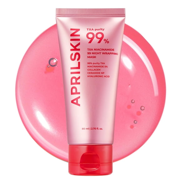 Máscara de envoltura nocturna APRILSKIN TXA Niacinamide 99 80 ml