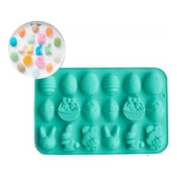 Pasteleriuscl - Molde Conejos De Pascua Molde Huevo Chocolate Conejos Pascua Multicolor 121284