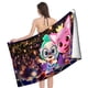 thumbnail image 4 of PINKFONG Toalla de playa de secado rápido con diseño temático, regalo para mujeres y niñas, ideal para cumpleaños, fans, amantes de la música, uso en la playa o al aire libre, 78 × 150 cm, 4 of 6