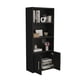 thumbnail image 4 of Biblioteca Estante 2 Puertas Abatibles 4 Niveles Negro, 4 of 8