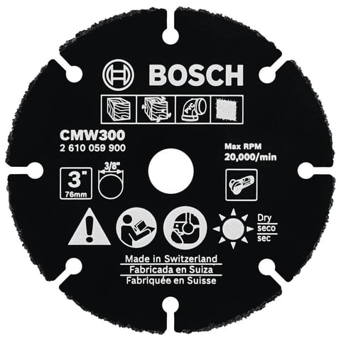 Rueda Múltiple Carburo Bosch Cmw300 7.62Cm