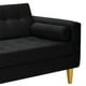 thumbnail image 4 of Sofa Retro 2C Felpa 01 Negro, 4 of 6