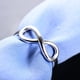 thumbnail image 2 of 925 Sterling Silver Infinity Romantic Ring: The Perfect Valentine's Day Anniversary Gift for Her!, 2 of 4