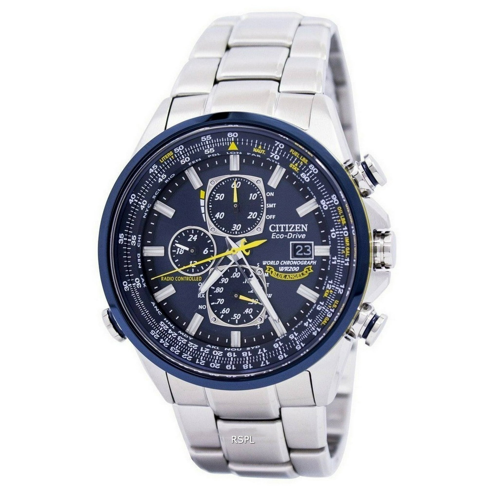Reloj Citizen Eco-Drive Blue Angels Radio Controlled World