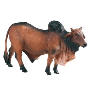 Magideal - Simulación Vacas Juguetes Figuras Aprendizaje Educación Juguete Granja Animal Juguetes Playset Modelo De Ganado Para Estantería Gabinete Decoración De , Marrón G-1Pc