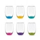 thumbnail image 1 of Set De 6 Vasos Altos Mikonos Fondo Color, 1 of 7