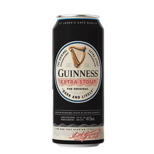 Cerveza Guinness Extra Stout Lata 473Ml Vol.5°