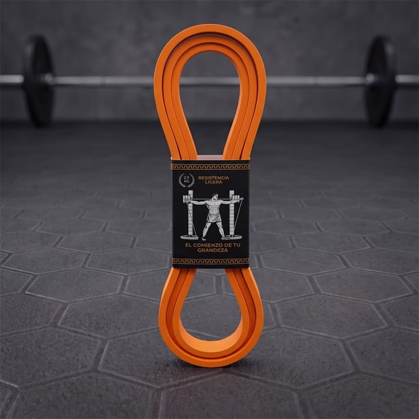 Banda elástica de resistencia ligera 2-7 kg - Naranjo