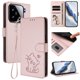 thumbnail image 2 of Carcasa Billetera de Cuero Sintético para Xiaomi 15, Rosa, 2 of 6