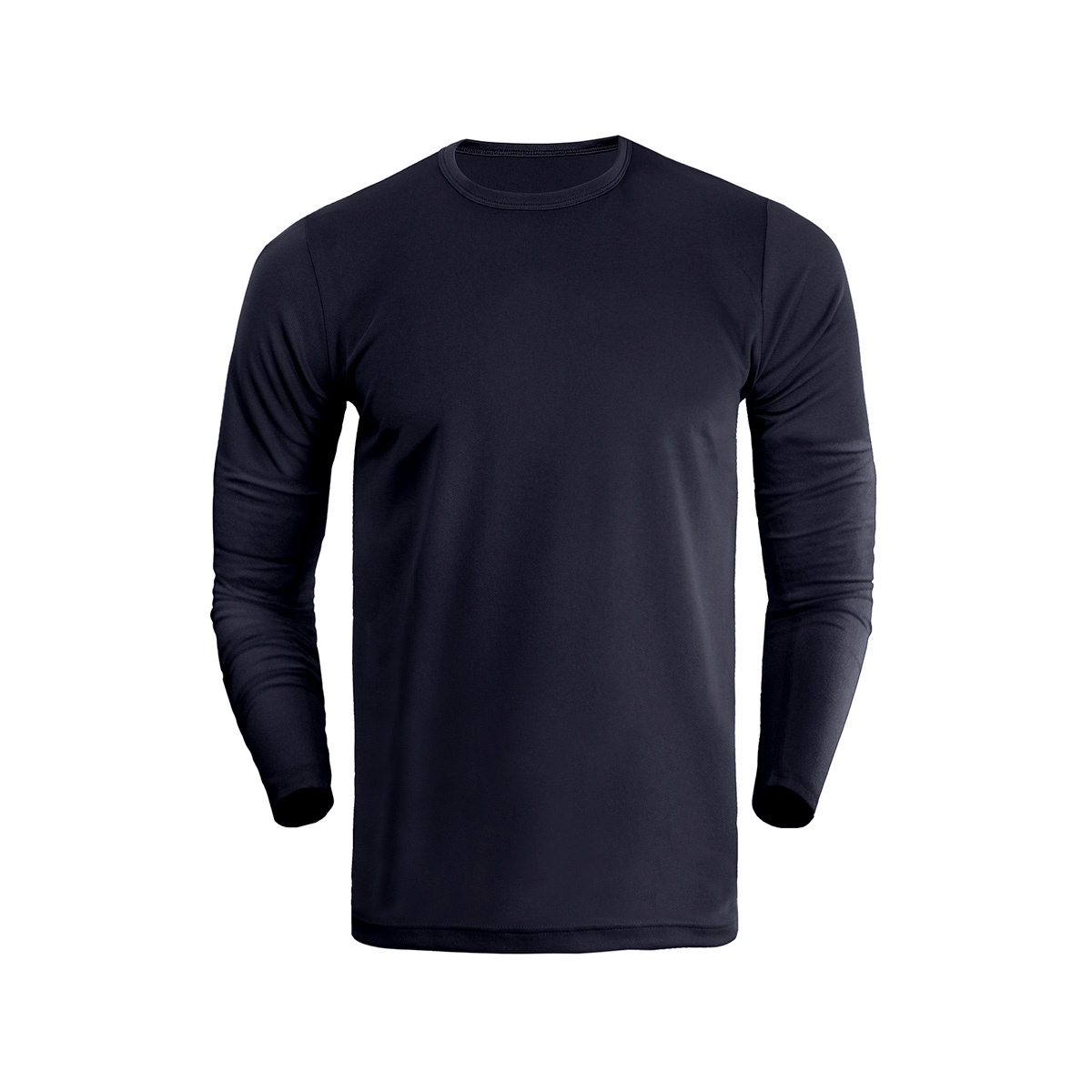 Broskis - Polera Manga Larga Deportiva Dryfit Talla Xl Azul Marino