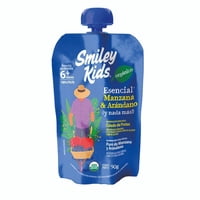 Colado Orgánico Esencial Manzana Arándano Gluten Free 90 Gr Smiley Kids