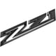 thumbnail image 5 of 2 emblemas de guardabarros Z71 de gran tamaño, nuevos (2019-2021), calcomanías 3D con letras de repuesto para Chevrolet Silverado 1500, 2500 y 3500 (negro brillante)., 5 of 7